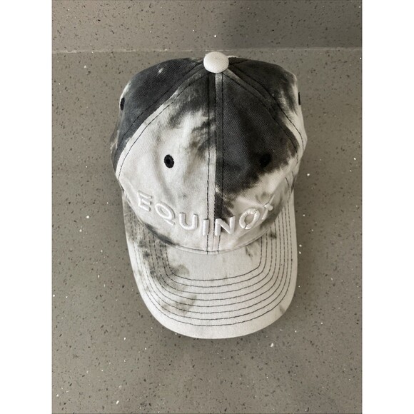 Equinox Gym Cap Hat White Gray tie dye Limited Workout Baseball adjustable - Picture 2 of 6